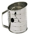thumbnail image 5 of Kraoden 3 Cup Flour Sifter for Baking Fine Mesh Rotary Hand Crank with Loop Agitator for Quick Sifting, Flour Sifter Stainlees Steel, 5 of 8