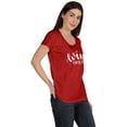 thumbnail image 2 of Inkmeso Scoop Neck Wine Not Funny Typographic Casual Cotton Tee Tops For Women, 2 of 9