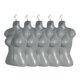 thumbnail image 1 of Atmos Homeware Maniquí de Dama | Exhibidor de Mujer de Plástico de Alta Resistencia con Gancho | Torso Femenino para Ropa y Accesorios | Paquete de 5 Piezas color Gris, 1 of 5