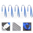 thumbnail image 3 of 5pcs Working Badge Holder Bus Card Cover Student ID Card Case Lanyard with ID Holder, 3 of 8
