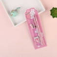 thumbnail image 5 of YIMWNYI 5-Piece Stationery Set, Pencil, Eraser, Ruler, Sharpener, and Cute Design, Practical Office and Learning Supplies for Everyday Use, 5 of 5