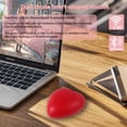 thumbnail image 4 of Dpisuuk Wireless Bluetooth Mouse Cute Heart Shape Mouse 2.4GHz & Bluetooth Dual Mode Optical Computer Mice with USB Receiver Portable Travel Cordless Mouse for Laptop PC Desktop Gift(Red), 4 of 9