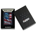 thumbnail image 7 of Zippo Eagle Flag Design Navy Matte Pocket Lighter, 7 of 7