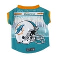 thumbnail image 1 of Miami Dolphins Pet Performance Tee Shirt Size S, 1 of 1