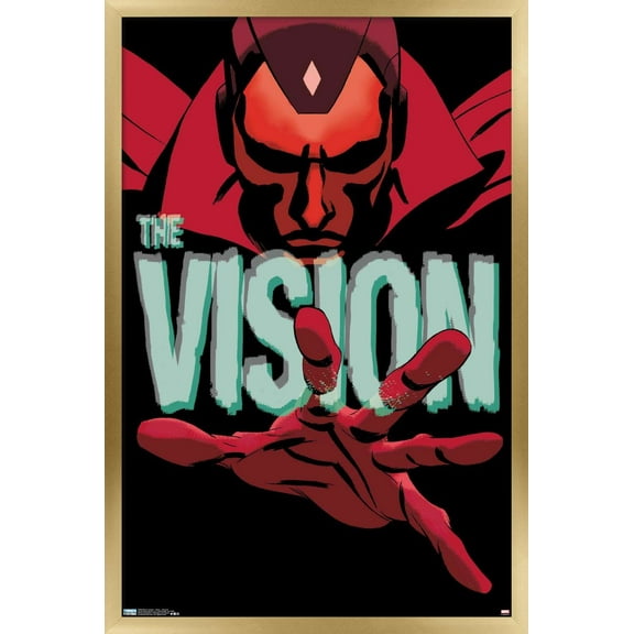 Marvel Comics - Vision - Vision #1 Wall Poster, 22.375" x 34", Framed