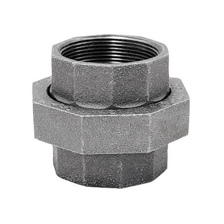 1 Pc Anvil 1-1/4 In. Fpt X 1-1/4 In. D Fpt Galvanized Malleable Iron Union