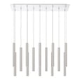 thumbnail image 6 of Z-Lite Forest 14 Light Modern Steel LED Island Pendant in Chrome, 6 of 7