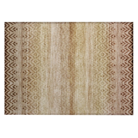 Dalyn Rugs Machine Washable Indoor/Outdoor Chantille ACN2042 Beige 1'8" x 2'6" Rug