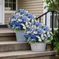 thumbnail image 6 of Artificial Butterfly Bush Flowers, 11.81 Inch Realistic Floral Spray for Wedding and Home Decor, Dual-Tone Plastic Flowers for Outdoor Indoor Vase, All-Season Table Centerpiece, 6 of 7