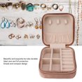 thumbnail image 4 of Étui de Rangement de Bijoux en Velours, Boîte à Bijoux de Voyage en Velours 2 Couches d'Espace Multifonctionnel Humanisé Protection Complète pour Colliers Bracelets Type 1, Type 2, Type 3, Type 4, Type, 4 of 8