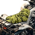 thumbnail image 4 of Garronmavis Yellow Camo ATV Seat Cover Accessories Soft Anti-Slip Four-Wheeler Seat CoverMotor Seats Cover Breathable Padded Protector Compatible with Most Models, 4 of 8