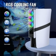 Cooling Fan For PS5 Pro/for PS5 Slim Disc & Digital Edition, Cooling Fan External Fan Cooler Quiet Cooler Fans for PS5 Pro/Slim Disc & Digital Edition (gray)