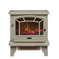 thumbnail image 2 of Duraflame Electric Fireplace Stove 1500 Watt Infrared Heater with Flickering Flame Effects - Cream, 2 of 9