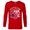 New Red, variant on Disney Bambi Thumper and Flower Positive Vibes 90s - Long Sleeve T-Shirt for Men - Customized-Athletic Heather