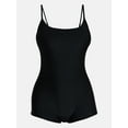 thumbnail image 5 of No Boundaries Kona Crush Scoop Neck Romper One-Piece Swimsuit, Women's XXS-XXL, 5 of 5