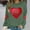 Army Green, variant on EchfiProm Sweatshirts for Women Funny Graphic Pullover Valentine Long Sleeve Crewneck Valentine Day Ladies Shirs Heart