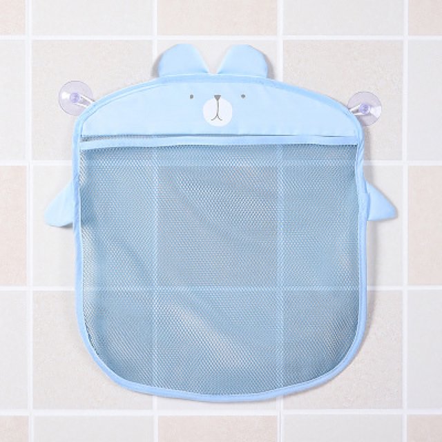 Organizador Bolsa de almacenamiento de juguetes acuáticos de juguetes con ventosas sin rastro (azul) JShteea Libre de BPA