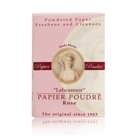 Papier Poudre Oil Blotting Papers - Rose 1 Booklet (65 (Best Drugstore Oil Blotting Sheets)