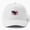 White, variant on T-Rex American Flag USA Baseball Hat, Jurassic Independence Graphic Design, Classic Cap