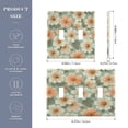 thumbnail image 4 of WOBOGO Floral Pattern in Pastel Colors 3-hole Switch Plates PC Flame Retardant Plastic Material Glossy Finish Smooth Touch 6.37x4.48x0.27in, 4 of 8