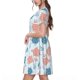 thumbnail image 2 of Balery Sea Turtle Vestidos sueltos de manga corta para mujer, vestidos de verano 2025, vestidos casuales de corte A con vuelo., 2 of 6