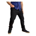 thumbnail image 2 of Pantalón Hombre Tallas Extras Negro Stretch Skinny, 2 of 4