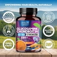 thumbnail image 5 of Glucosamine Chondroitin MSM Complex - 3X Strength Joint Support Supplement with Glucosamine Sulfate, Turmeric, Boswellia - For Cartilage, Mobility & Flexibility - Bottled in USA - 240 Capsules, 5 of 10