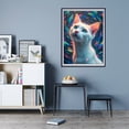 thumbnail image 7 of Diamond Art Kits for Adults - 5d White Cat Vivid Swirl Background Diamond Painting for Adults, Diamond Art for Adults Beginners, Diamond Painting Kits for Adults for Home Wall Decor, 7 of 7