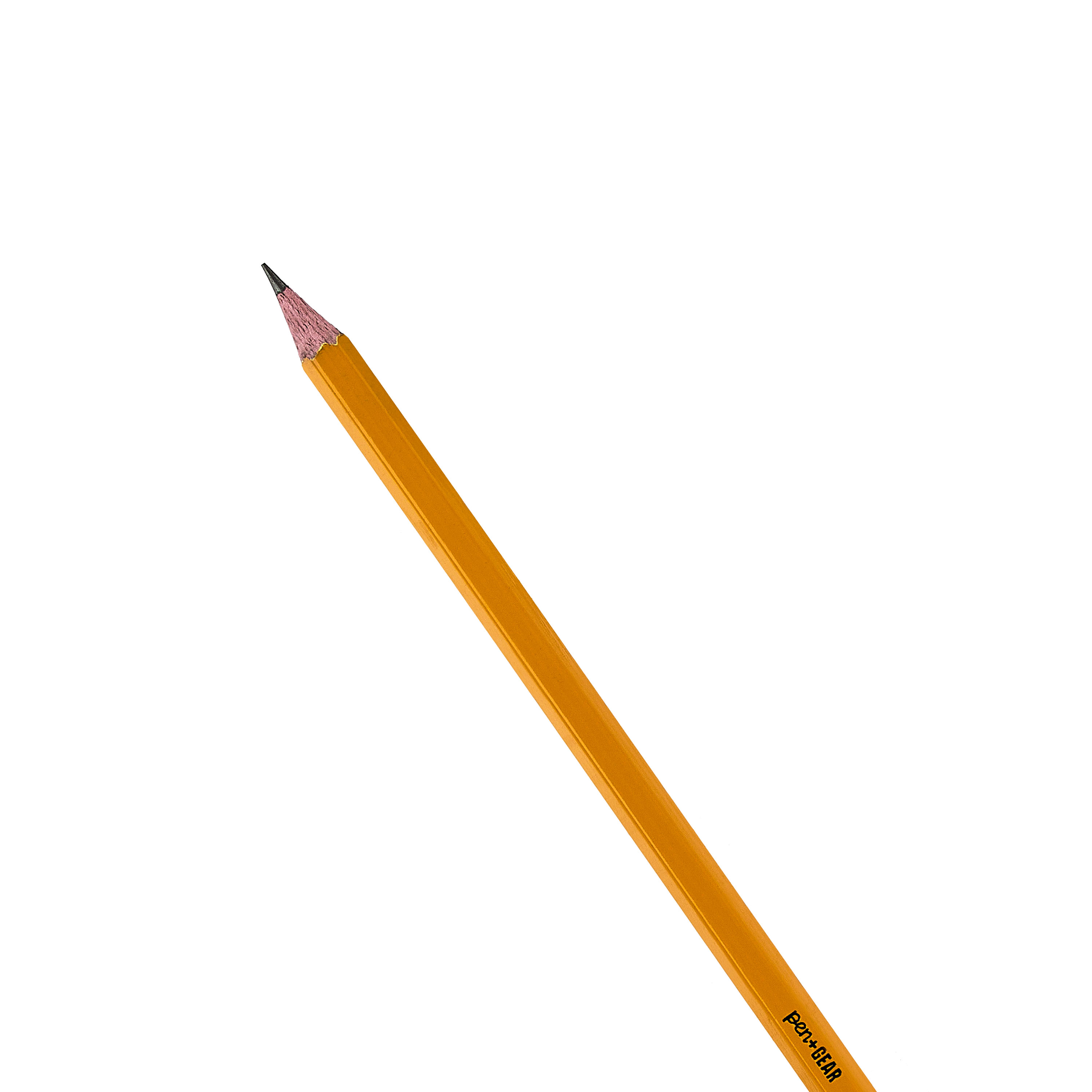 Pen+Gear Lápices de Madera #2 HB Afilados, Amarillo, 24 pzas 4