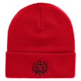 thumbnail image 5 of Melting Pumpkin Embroidered 12 Inch Long Knitted Beanie - Red OSFM, 5 of 5