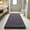 100#Black, variant on Extra Long Runner Shaggy Rug Non Slip Plush Carpet Mat, Soft Absorbent Washable Floor Runner Rug, Quick Dry Anti Skid Area Rug, For Bedroom Bathroom Hallway Living Room Home Decor