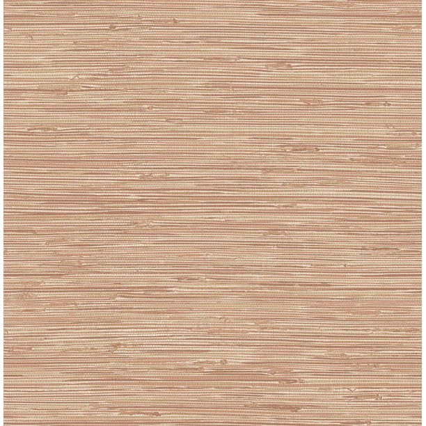 NuWallpaper Tibetan Grasscloth Spice Peel & Stick Wallpaper - Walmart