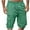 AB-Mint Green, variant on EGNMCR Mens Shorts Cargo, 2024 Elastic Waist Bermuda Shorts Summer Casual Loose Multi Pockets Outdoor Jogger Short Cargos