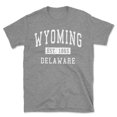 thumbnail image 1 of Wyoming Delaware Classic Established Men's Cotton T-Shirt, 1 of 1