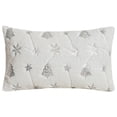thumbnail image 1 of Christmas Decoration Clearance! Christmas Tree Embroidered Throw Pillow Cover Snowflake Plush Throw Pillow Christmas Decorative Gift Cushion Cover Without Core Daily Deals Clearance Summer Clearance, 1 of 1