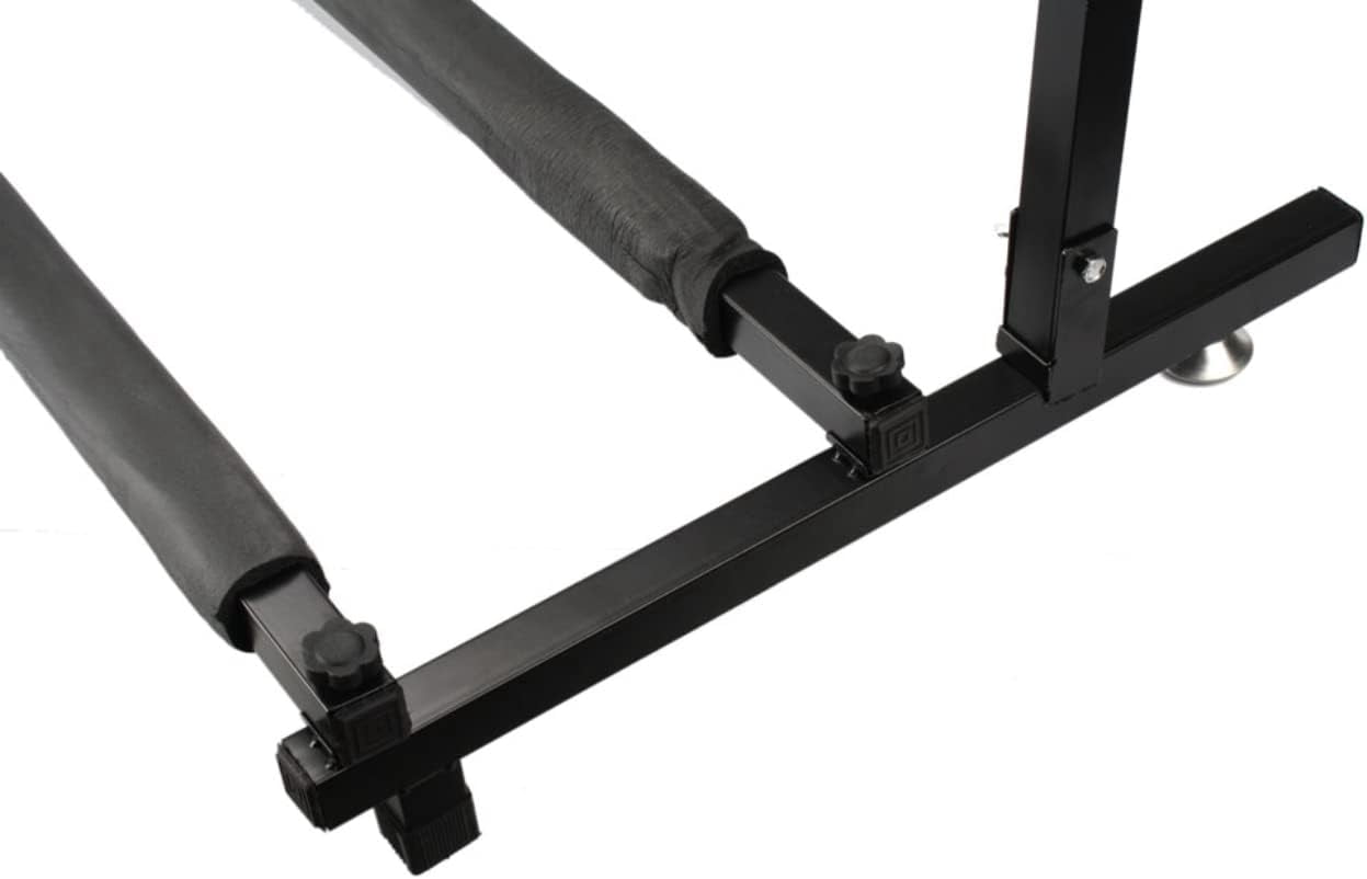 Rack type 3/5/7/9 square guitar brackets black Triple Folding Multiple Guitar Holder Rack Stand，Guitar Stand Storage (9 Bracket)