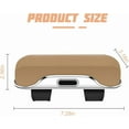 thumbnail image 3 of Sunglasses Holder for Car Sun Visor, Protective Automotive Eyeglasses Storage Case Hanger, Soft Vehicle Interior Glasses Organizer Box Accessories, Universal for SUV Sedan Truck (Beige), 3 of 7