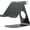 Black, variant on Xlhshop Adjustable Aluminum Tablet Stand, Desktop Holder for iPad, Samsung Tab, and More Up to 13 Inch, Silver
