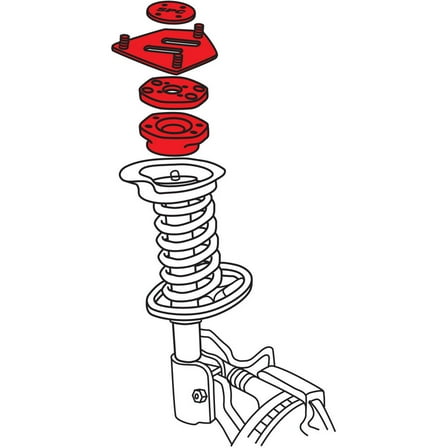 Suspension Strut Mount Fits select: 2002-2008 MINI COOPER