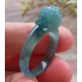 thumbnail image 2 of Certified Icy Green Burma Natural A JADE Jadeite Dragon Pi Xiu RING USA. 8.25 RING 649577 TN, 2 of 11