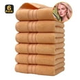 thumbnail image 2 of Twfbrm 6 Pack Premium Hand Towels - Cotton Turkish Hand Towels Highly Absorbent & Quick Dry Face Towels, 400GSM Ultra Soft Microfiber Bath Towels for Beach Gym Shower Hotel and Spa, 13.3"x29", 2 of 9