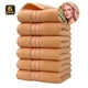 thumbnail image 1 of Juego de 6 toallas de baño | Algodón suave altamente absorbente 400GSM | 27.1x13.3 pulgadas | Secado rápido, duradero, fácil cuidado | Gimnasio, ducha, spa, uso hotelero | Colores vibrantes, Cara y, 1 of 4