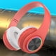 thumbnail image 2 of Auriculares Bluetooth, Auriculares Inalámbricos Bluetooth Inteligentes Auriculares Estéreo de Alta Fidelidad Plegables para Oficina en Casa Rojo, 2 of 8