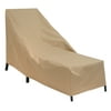 Modern Leisure 76" x 27" x 30" Khaki Rectangle Patio Chaise Lounge Cover with Heavy Duty Construction