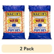 (2 pack) Martin's Butter Flavored Popcorn Value Size, 10.5 Oz.