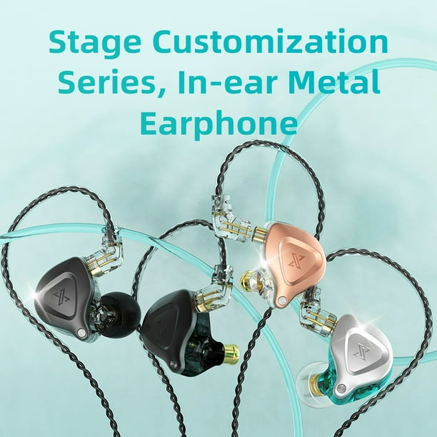 QKZ ZX2 Dynamic Drive Earphone HIFI Bass Earbud Sport Noise