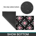thumbnail image 6 of Pioneer Flower Floral Print Pattern Kitchen Rugs Sets Of 2, Anti Fatigue Non Slip Washable Floor Mats for Kitchen Sink Laundry, 17X30 Inch + 17X47 Inch, 6 of 6
