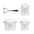 thumbnail image 3 of 3 Pieces Potato Onion Garlic Canister Set Multifunctional with Lids for, 3 of 8