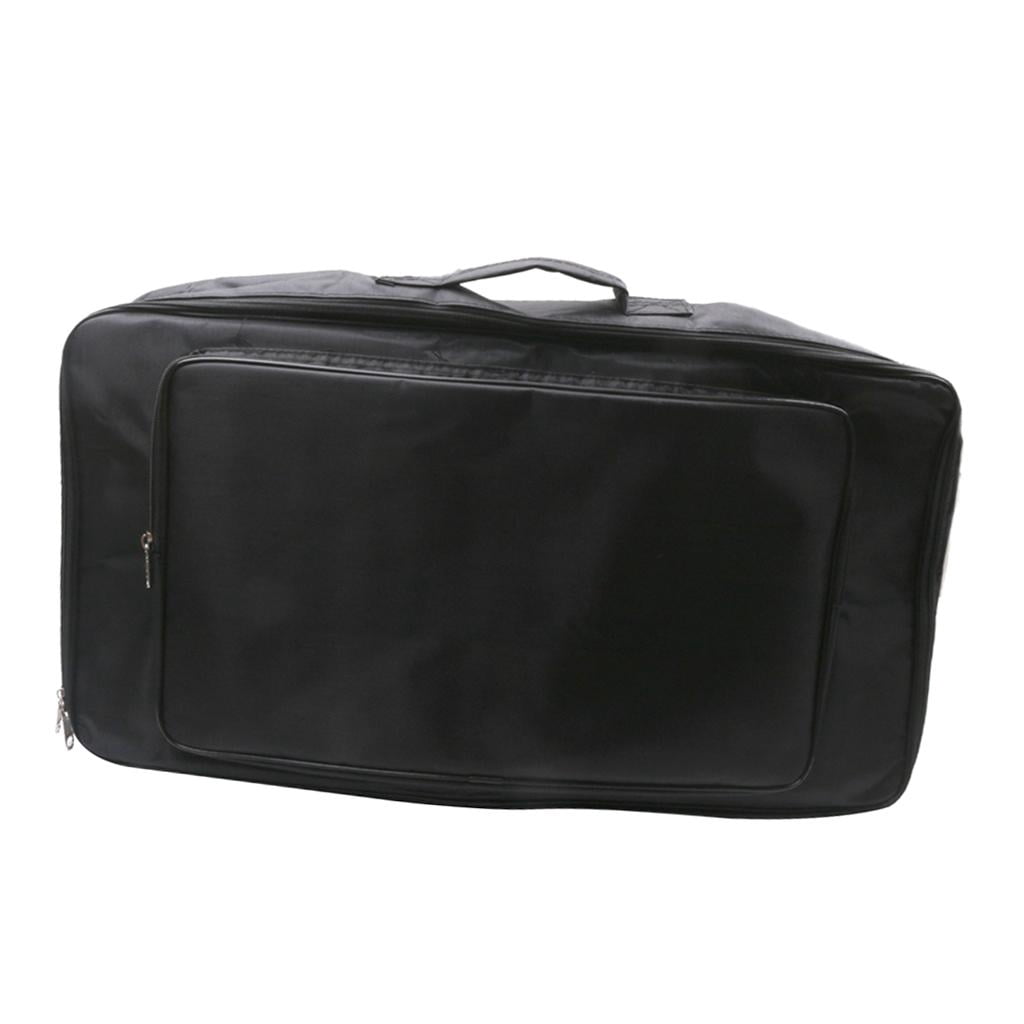 Big Storage Guitar Effect Pedal Board Case bag Carryinging Bag for Guitar Replacement Parts, 24.41 x 13.78 x 5.91inch, Black