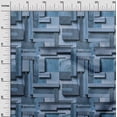 thumbnail image 3 of oneOone Viscose Chiffon Blue Fabric Texture Wooden Ply Board Texture Fabric For Sewing Printed Craft Fabric By The Yard 42 Inch Wide, 3 of 4
